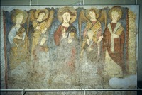Деисус. Роспись ц. Сан-Клементе в Риме. XI в.