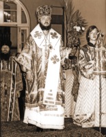 Божественная литургия в храме св. Иоанна Богослова Ленинградских духовных школ. 1976 г.