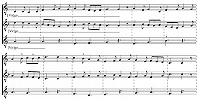 Пример 1. Клаузула «[Vir]go» (фрагмент; по ркп. Laurent. Plut. 29.1. Fol. 11, XIII в.)