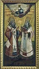 Святители Афанасий и Кирилл Александрийские. Икона. 1795–1798 гг. (РГИАХМЗ)