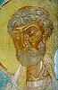Сщмч. Климент, еп. Римский. Роспись ц. вмч. Георгия Победоносца в Ст. Ладоге. Ок. 1167 г.