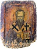 Равноап. Климент Охридский. Икона. XIV в. (Церковный историко-археологический музей, София)