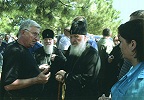 Патриарх Кирилл в г. Крымск Краснодарского края. 23 июля 2012 г.