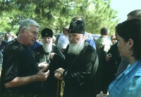 Патриарх Кирилл в г. Крымск Краснодарского края. 23 июля 2012 г.