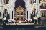 Патриарх Кирилл на епархиальном собрании в Москве. 28 дек. 2012 г.