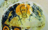 Свт. Николай Чудотворец. Роспись ц. ап. Петра в с. Ареи. Сер. XIII в.