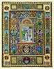 Папа Римский Климент VII с процессией. Миниатюра из миссала. Ок. 1523 г. Худож. В. Раймонди (NY. Morgan. M. 1134)