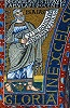 Прор. Исаия. Мозаика предалтарной арки базилики сщмч. Климента. Ок. 1120–1125 гг.
