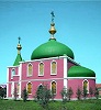 Храм во имя свт. Иннокентия Иркутского в г. Лабдарин. 1990 г., освящен в 2009 г.