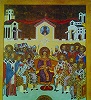 Фрагмент иконы «Отцы III Вселенского Cобора». Худож. Г. Ликургос. 1989 г. (частное собрание Г. Ликургоса, Ларнака)