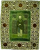 Прп. Кирилл Белозерский. Пелена. Ок. 1548 г. Москва. Мастерская царицы Анастасии Романовны (?) (ГРМ)