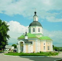 Храм в честь Нерукотворного образа Спасителя в Клыковском мон-ре. 1829 г. Фотография. 2014 г.