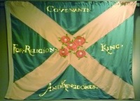 Копия флага ковенантеров. XVII в. (Национальный музей Шотландии в Эдинбурге)