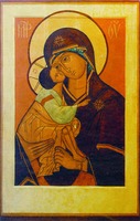 Донская икона Божией Матери. 1918–1919 гг. Иконописец В. А. Комаровский