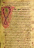 Поэма \"Чудо Колума Килле\". Фрагмент. Кон. XI - нач. XII в. ( Bodl. Rawl. B. 502. Fol. 56r)