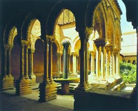 Клуатр собора в Монреале, Сицилия. 1174 — ок. 1185 г.