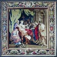 Смерть имп. Константина Великого. Гобелен по эскизу П. Рубенса. 1625 г. (Художественный музей, Филадельфия)