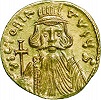 Имп. Констант II. Золотой солид. VII в. Аверс