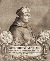Папа Римский Григорий XII. Гравюра. XVII в.