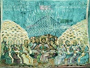 I Вселенский Собор. Роспись ц. мон-ря Ставрополеос (Румыния). XVIII в.