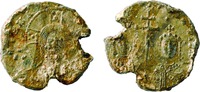 Имп. Константин VIII. Монета. Аверс, реверс. XI в.
