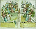 Заседание Собора. Миниатюра из «Хроники...» У. фон Рихенталя (Konstanz, Rosgartenmuseum. Hs. 1. Fol. 12). Сер. XV в.
