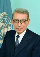 Б. Бутрос-Гали, 6-й Генеральный секретарь ООН. Фотография. 90-е гг. XX в.