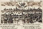 Вид Константинополя. Гравюра Д. Мейснера. 1638 г. (Национальная еврейская б-ка Еврейского ун-та в Иерусалиме)
