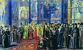Русь уходящая. Реквием. Эскиз. 1935–1959 гг. (ГТГ)