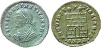 Имп. Константин II. Монета. Аверс, реверс. 326–327 гг.
