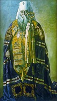 Митр. Сергий (Страгородский). 1937 г. Эскиз. Худож. П. Д. Корин (ГТГ)