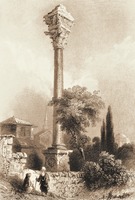 Колонна Маркиана. Гравюра из кн.: Picturesque Europe. L., 1874. Vol. 1