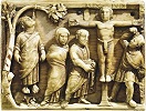 Самоубийство Иуды. Распятие. Фрагмент авория. 420–430 гг. (Британский музей, Лондон)