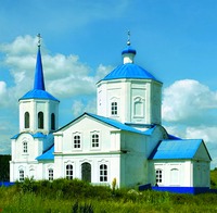 Знаменская церковь в с. Знаменка Задонского р-на. 1775 г. Фотография. 2014 г.