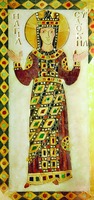 Св. Евдокия. Икона. Нач. X в. (Археологический музей, Стамбул)