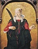 Лукия, мц. Сиракузская. Алтарь. 1473 г. Худож. Ф. дель Косса (Национальная галерея, Вашингтон)