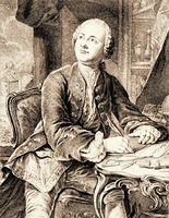 М. В. Ломоносов. Гравюра Э. Фессара. 1757 г.