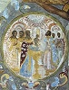 Таинство Крещения. Роспись ц. Иоанна Богослова в Ростове Великом. 1680-е гг.