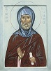 Прп. Корнилий Переяславский. Икона. 2000 г. Иконописец инокиня Екатерина (Омельченко) (Переславль-Залесский Никольский мон-рь)