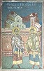 Св. бессребреники Косма и Дамиан Асийские. Роспись ц. Христа Пантократора мон-ря Дечаны (Косово и Метохия). 1338–1348 гг.