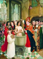 Крещение Хловига. Ок. 1500 г. (Национальная галерея искусства, Вашингтон)