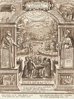 «Крещение» из серии «Семь Таинств». Гравюра. Ок. 1576 г. Мастер Ф. Галле