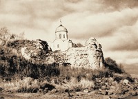 Крепость в Ст. Ладоге. Фотография. 1980-х гг.