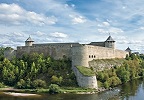 Ивангородская крепость. 1496 г. Ленинградская обл. Фотография. 80-х гг. XX в.