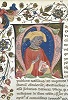 Лактанций. Миниатюра из рукописи «Божественные установления». 1-я пол. XV в. (Lond. Brit. Lib. Harl. 3057. Fol. 5v)
