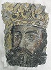 Св. кн. Лазарь. Роспись ц. Лазарица в Крушеваце. XIV в.