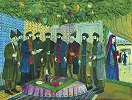 Молитва в праздник Кущей. 1938 г. Худож. Ш. Кобошвили (Грузинский национальный музей)
