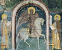 Арх. Михаил. Роспись притвора ц. архангелов Михаила и Гавриила. Лесново. 1349 г.