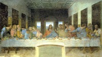 Тайная вечеря. Роспись трапезной ц. Санта-Мария-делле-Грацие, Милан. Между 1495 и 1497 гг.