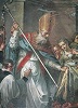 Свт. Лев Катанский. Фрагмент картины «Свт. Лев Катанский повергает волхва Илиодора». Круг худож. Маттео Дезидерато. XVIII в. (ц. Санта-Мария-ди-Ликодия в Катании, Сицилия)